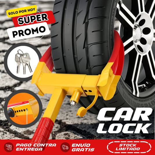 CAR-LOCK | Candado Antirrobo De Llanta Para Auto - 50% De Descuento + Envío Gratis