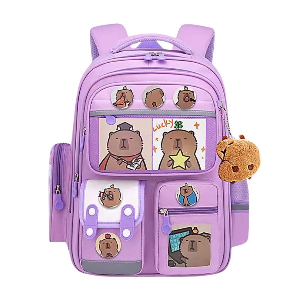 CapyKid| Mochila Infantil De Capibara - 50% De Descuento + Envío Gratis