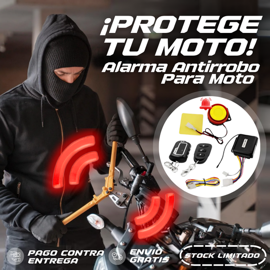 SafeRide | Alarma Para Moto Antirrobo - 50% De Descuento + Envío Gratis