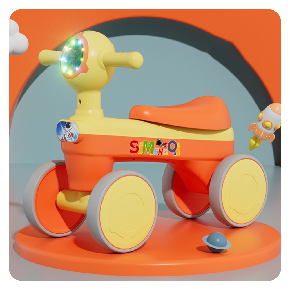 Triciclo Buggy Para Niños Con Luces Y Música - 50% De Descuento + Envío Gratis