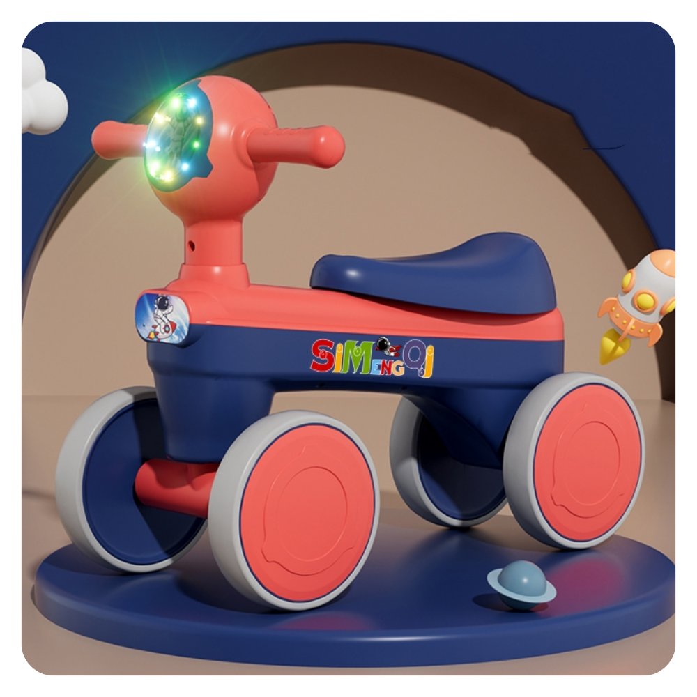 Triciclo Buggy Para Niños Con Luces Y Música - 50% De Descuento + Envío Gratis