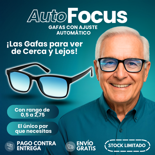 AutoFocus | Gafas Multifocales con Ajuste Automático - 50% De Descuento