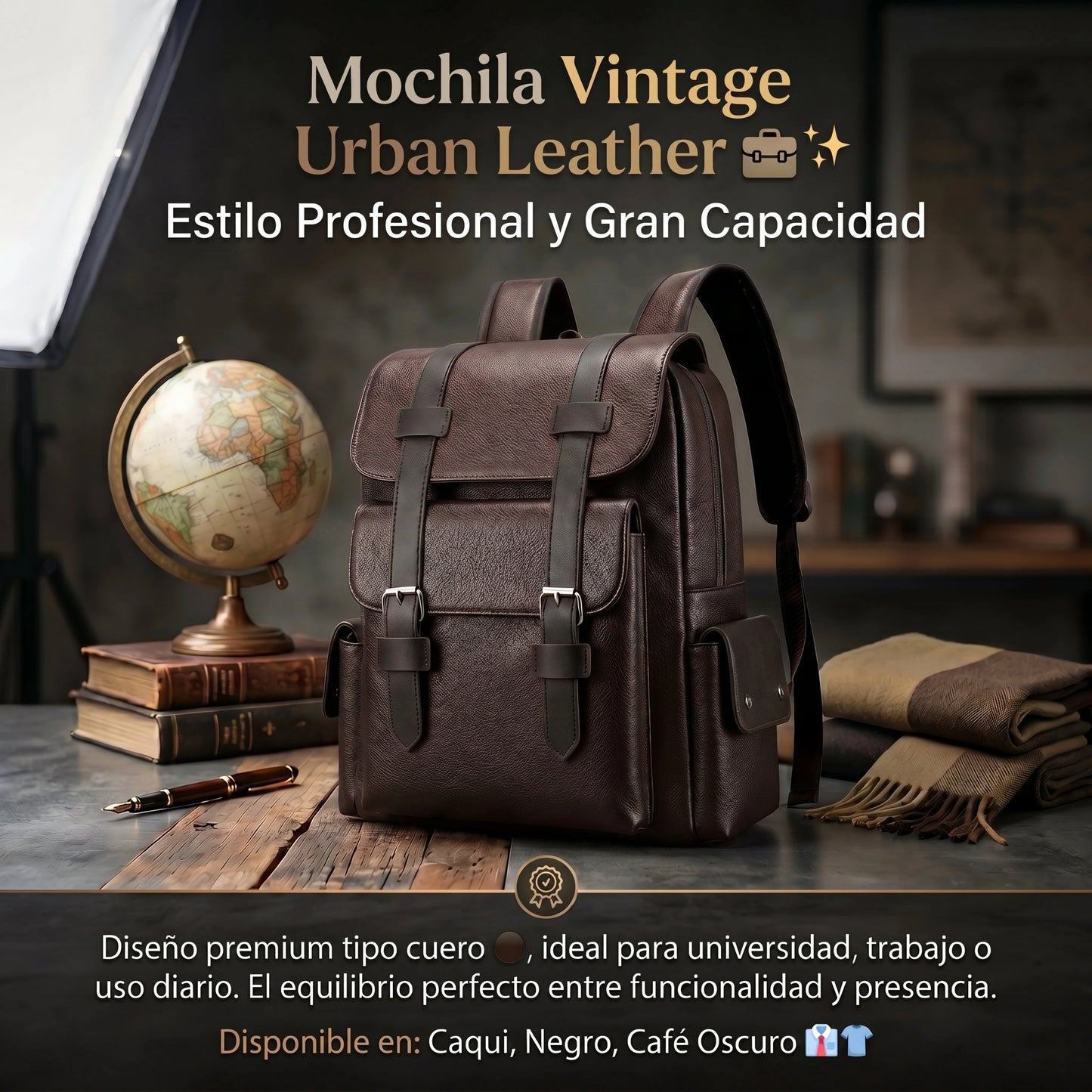MOCHILA VINTAGE URBAN | 50% DE DESCUENTO + ENVÍO GRATIS