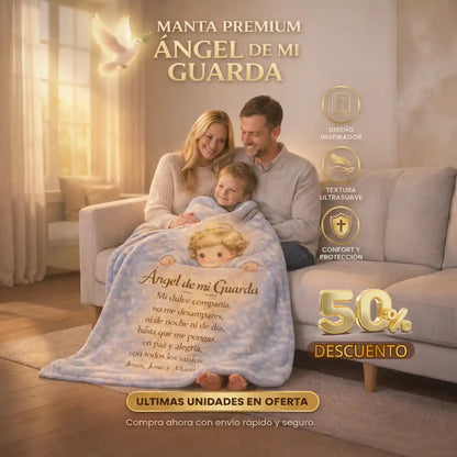 Manta Premium - "Angel de mi Guarda"