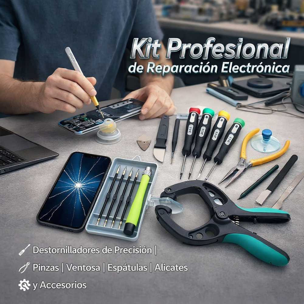 ¡Un kit con todas las herramientas que necesitas! | Kit de Reparación para Celulares