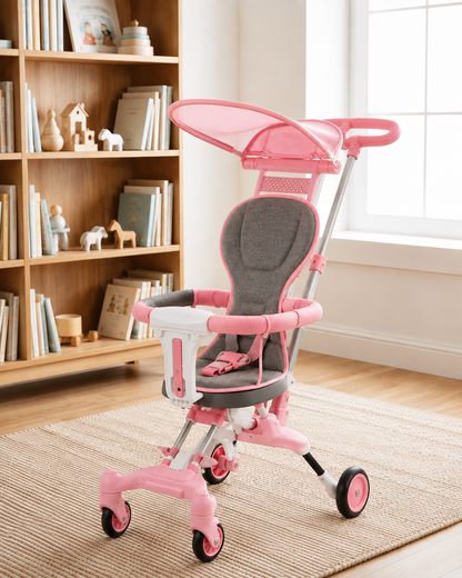 PequeRuedas | Coche 2 en 1 Plegable Paseador con parasol - 50% de Descuento + Envío Gratis