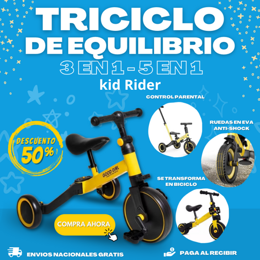 Happy Baby Triciclo De Equilibrio modelo 3 en 1