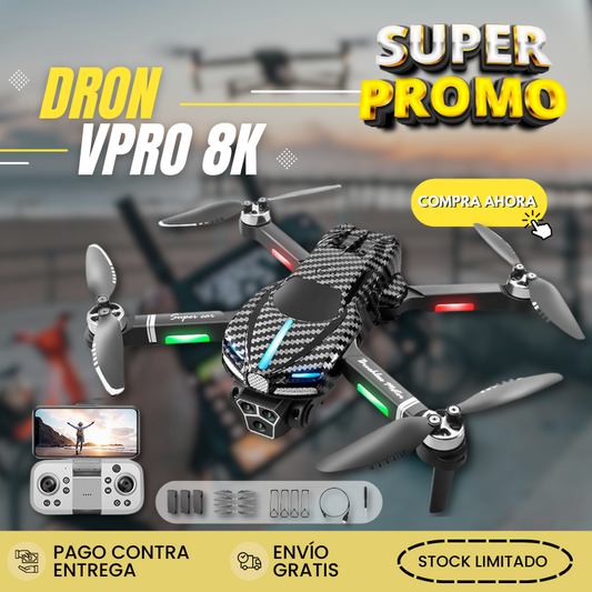 DRON VPRO 8K | 50% DE DESCUENTO + ENVÍO GRATIS