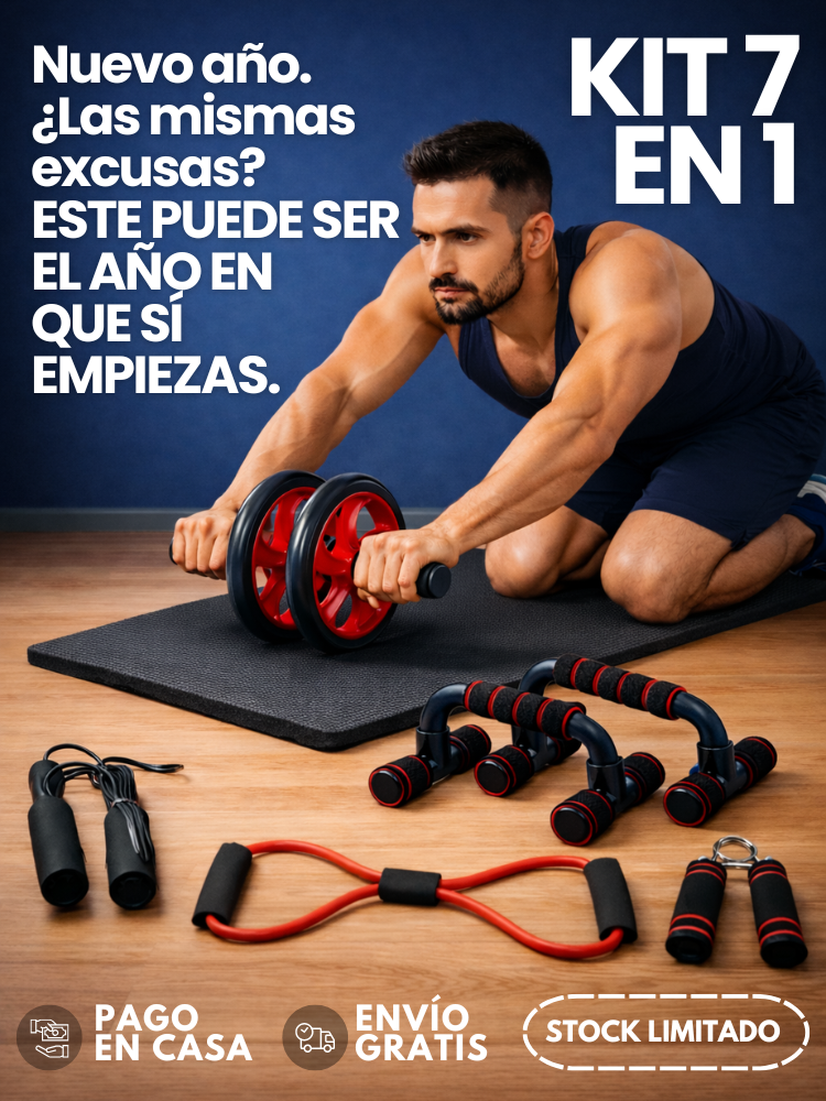 7 en 1 Kit de Entrenamiento ¡Resultados visibles desde casa! | Envío Gratis